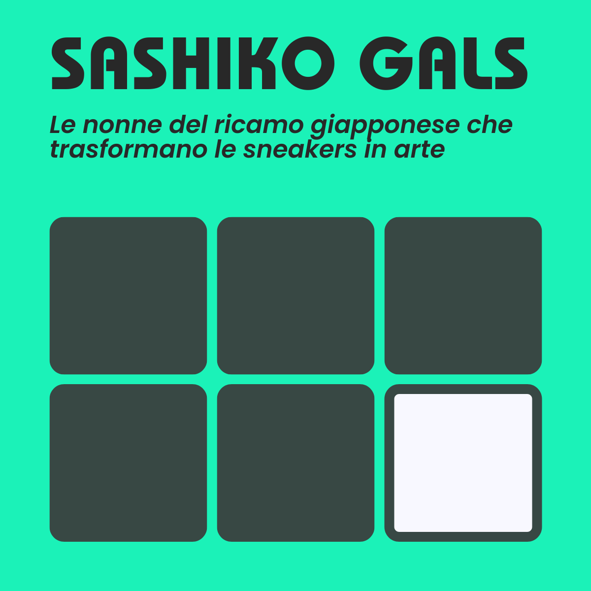 Sashiko Gals, le nonne del ricamo giapponese che trasformano sneakers in arte